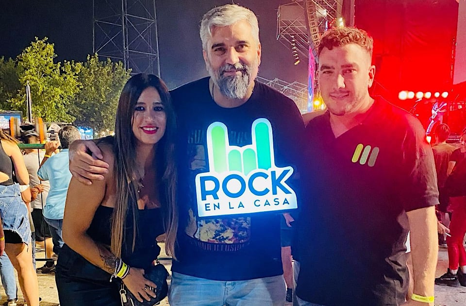 Lucero junto a Rodríguez Saá hijo y Joaquín Beltrán